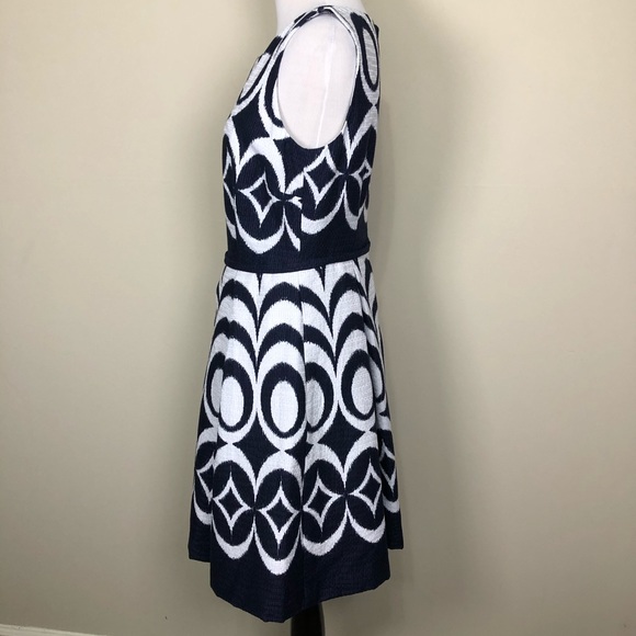 The Limited white navy blue dress size 6 - Picture 3 of 9